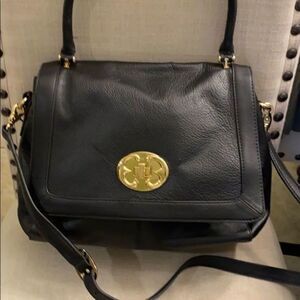 Emma Fox Leather Flap Satchel